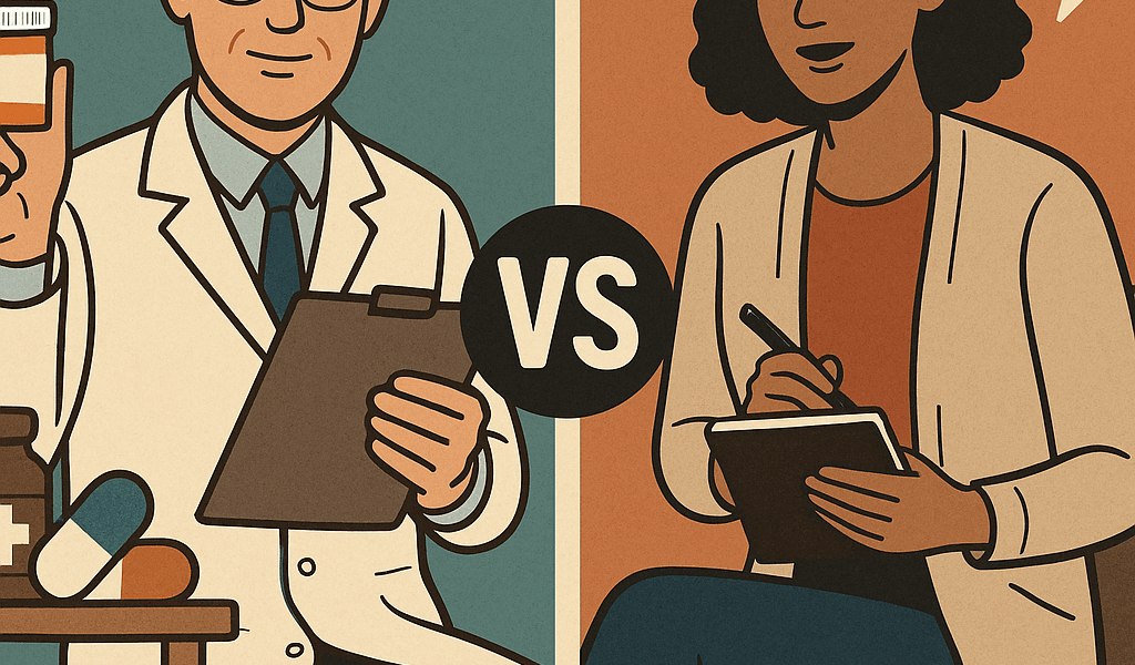 Psychiatrist vs a Therapist