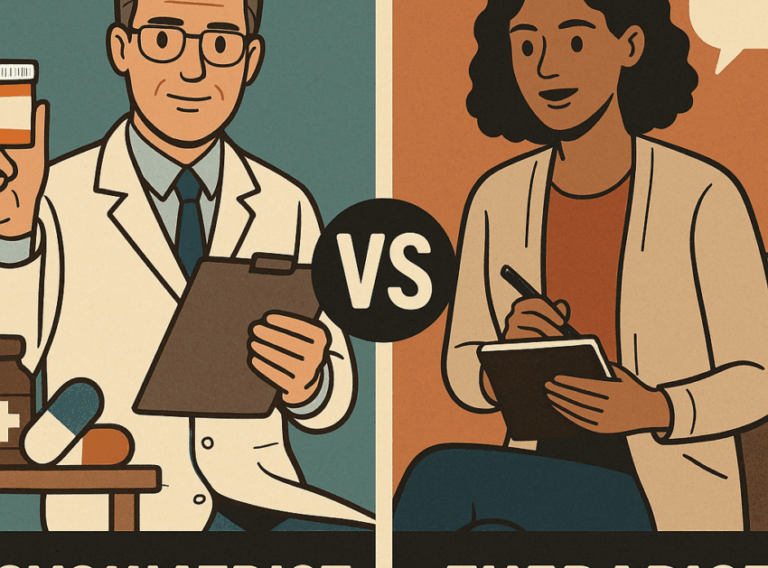 Psychiatrist vs a Therapist